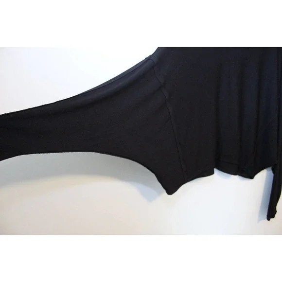 We The Free People Alameda Dolman Sleeve Turtleneck Top Black Medium H12840 - Picture 13 of 16